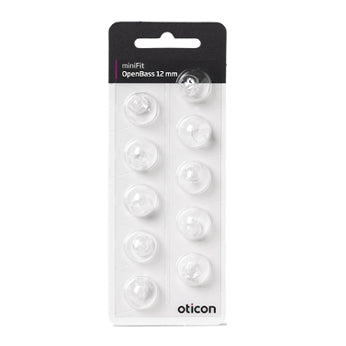 Oticon Open Bass Domes - 5 Pairs of Hearing Aid Domes